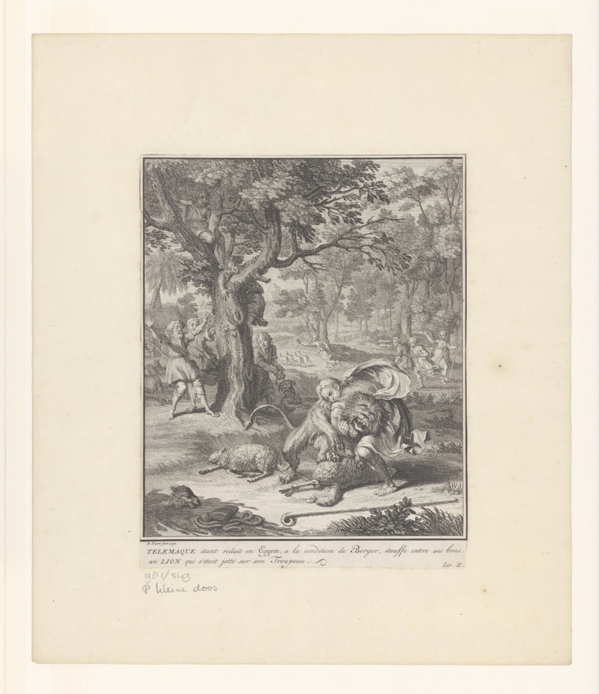 Telemachus doodt een leeuw (serie: Telemachus)