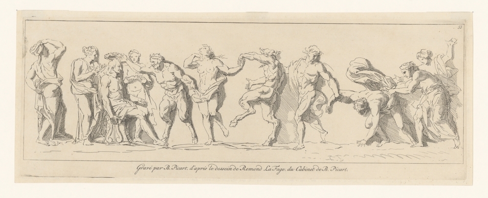 Mythologische scene met Apollo