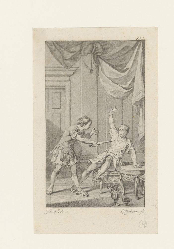 Titus bedreigt Pomponius