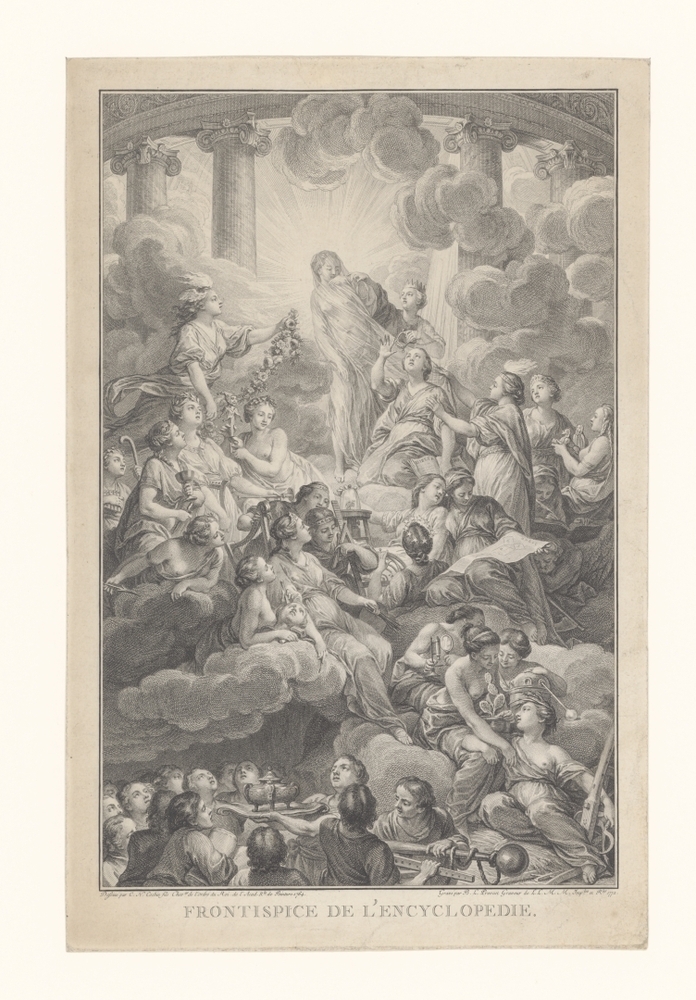 Waarheid schijnt haar licht over Rede, Filosofie en andere personificaties van kunsten en wetenschappen