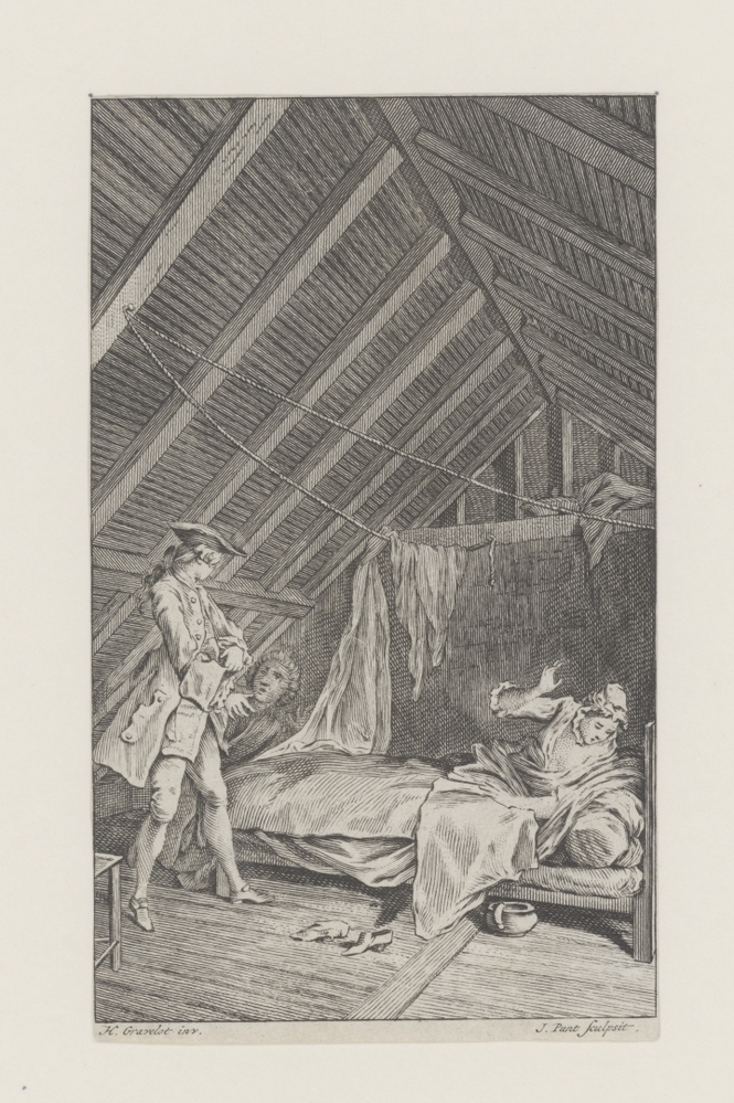 Mietje en Thomas Jones op zolder