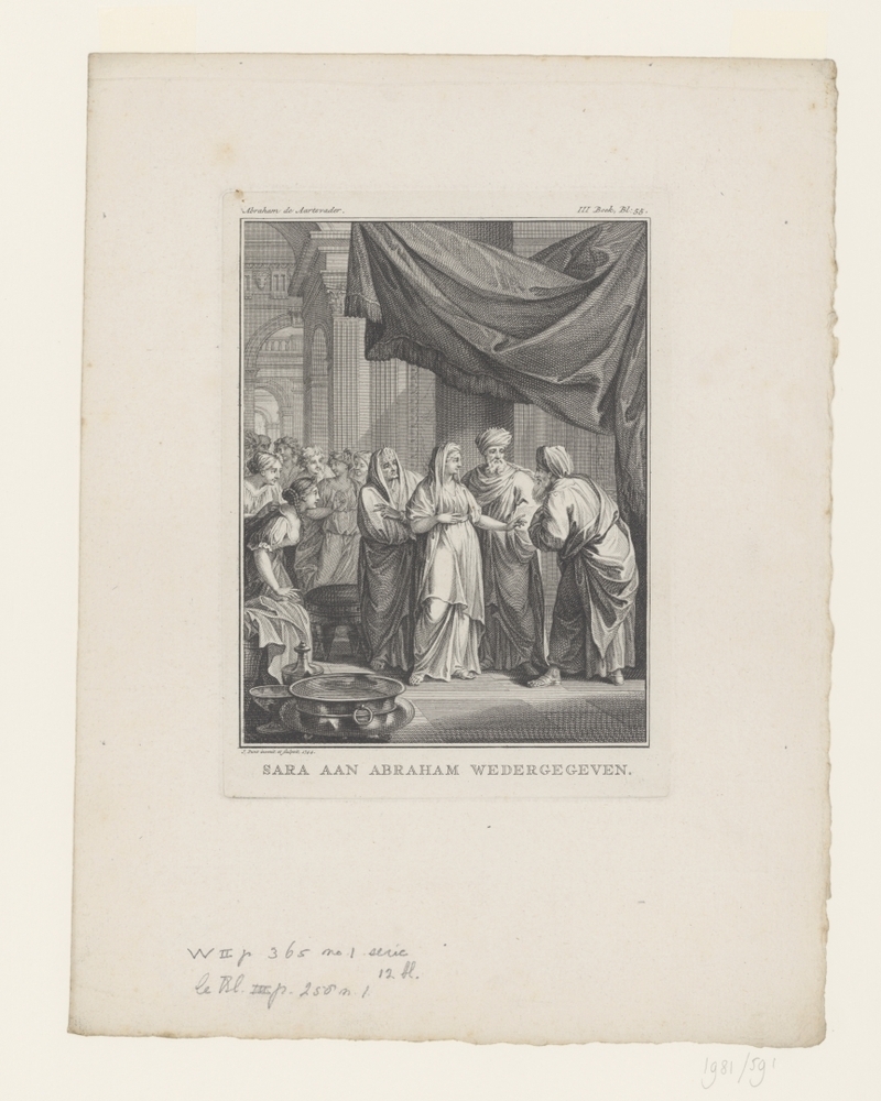 Sara wordt teruggegeven aan Abraham