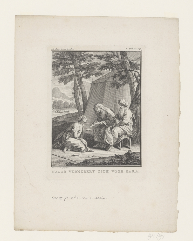 Hagar wordt door Sara vernederd en vlucht weg