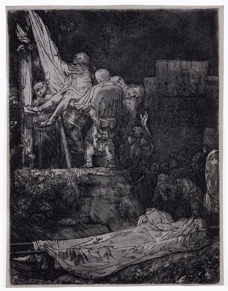 Kruisafname bij toortslicht