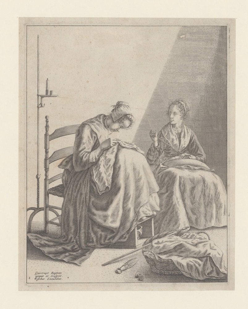 Naaisters (serie: Huislijke werkzaamheden)