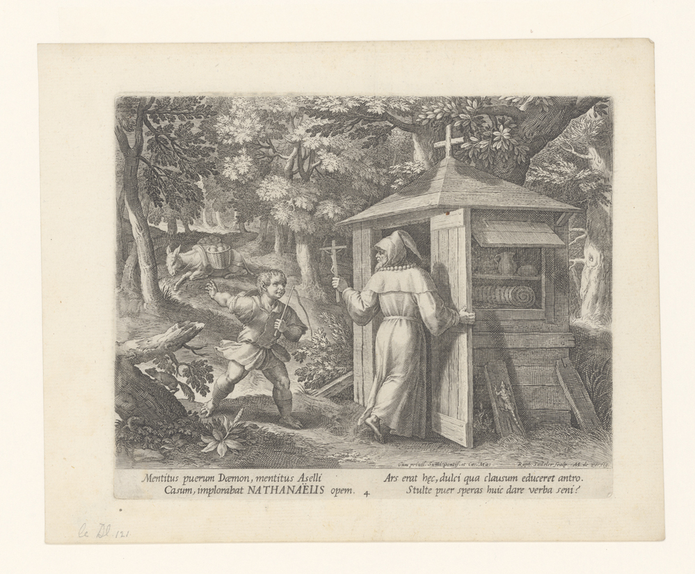 Heilige Bartholomeus als kluizenaar (serie: Kluizenaars)