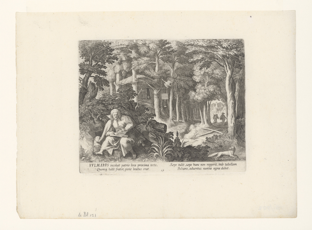 Heilige Wulmar (Vulmar) als kluizenaar (serie: Kluizenaars)