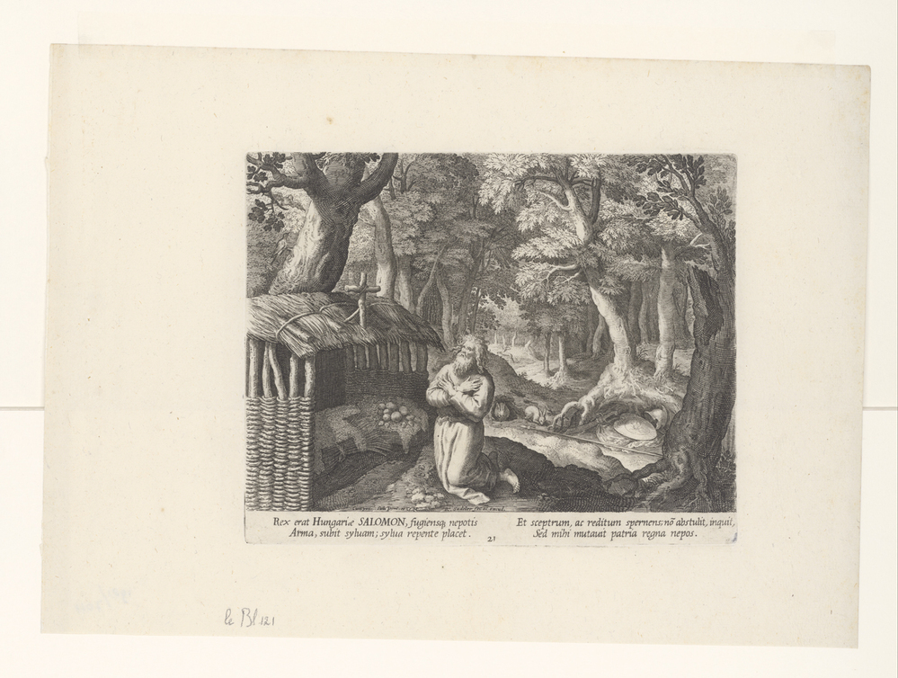 Heilige Solomon als kluizenaar (serie: Kluizenaars)