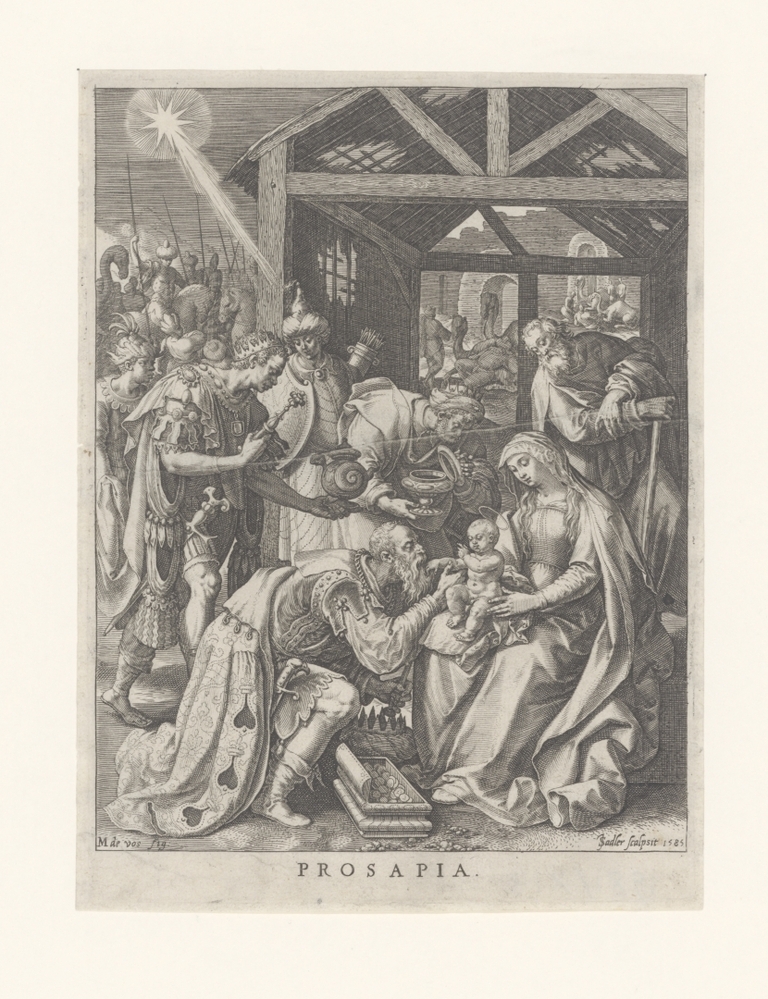 Aanbidding der koningen: familie (serie: Deugden van Christus)