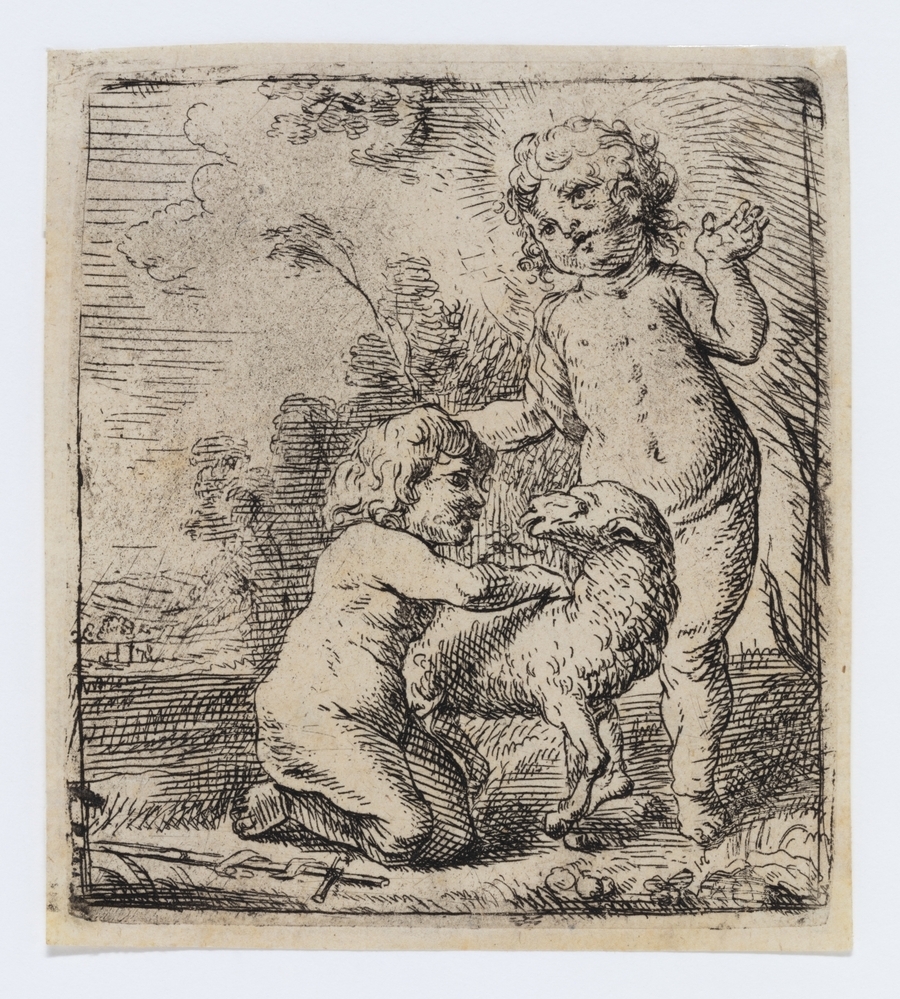 Christus, Johannes en Lam