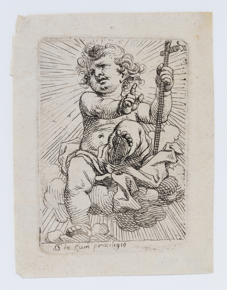 Salvator mundi, kruis in linkerhand