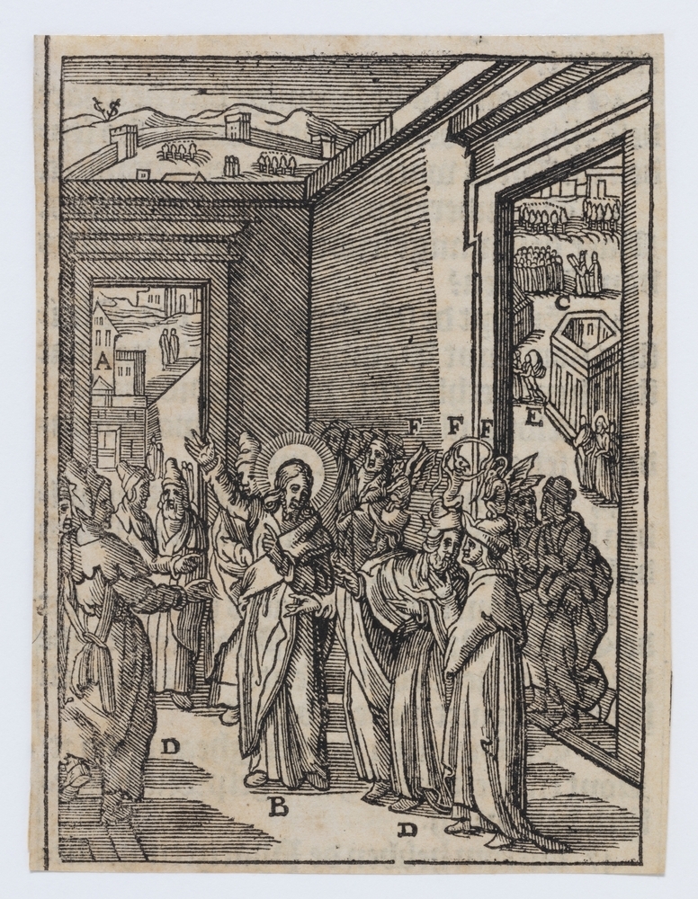 Christus preekt in de tempel