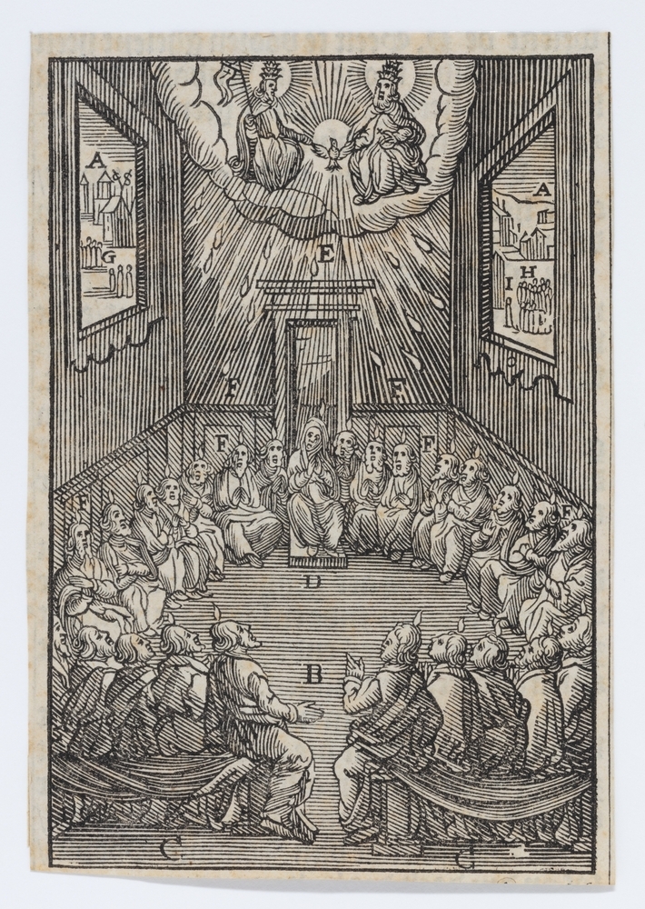 Het neerkomen van de heilige geest