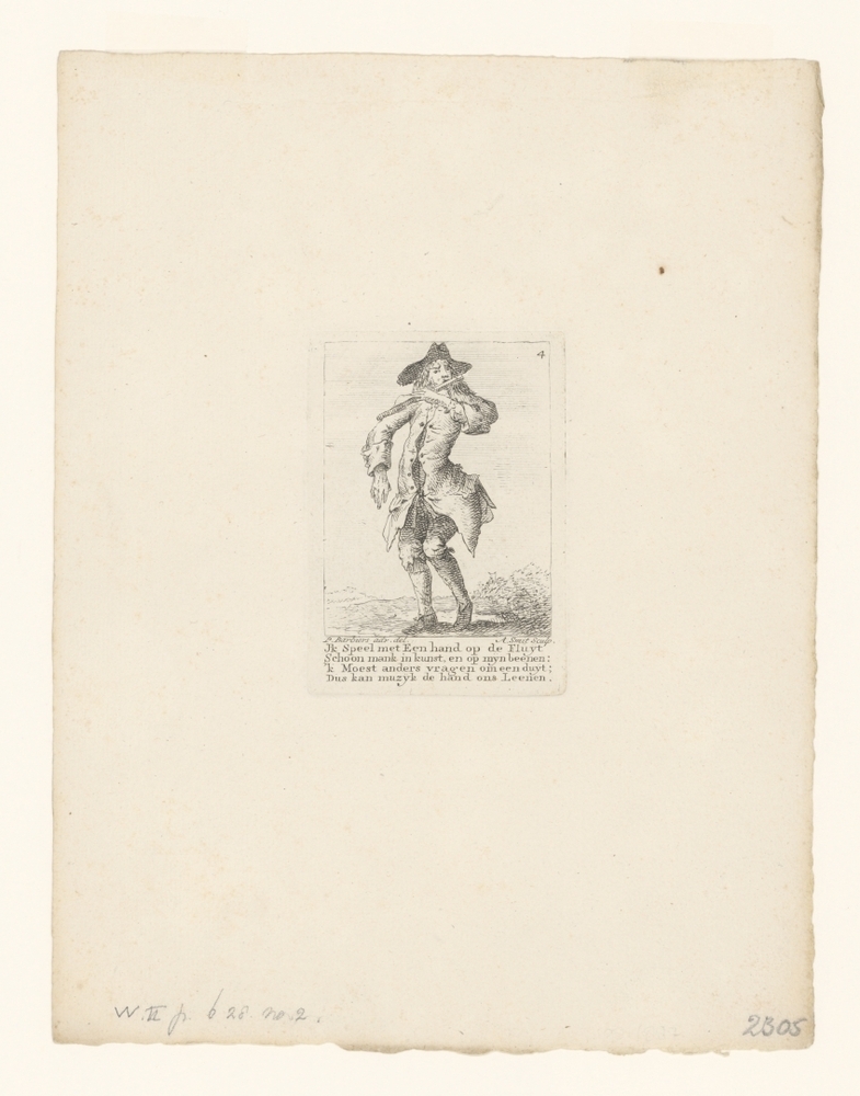 Bedelaar met dwarsfluit (serie: Bedelaars)