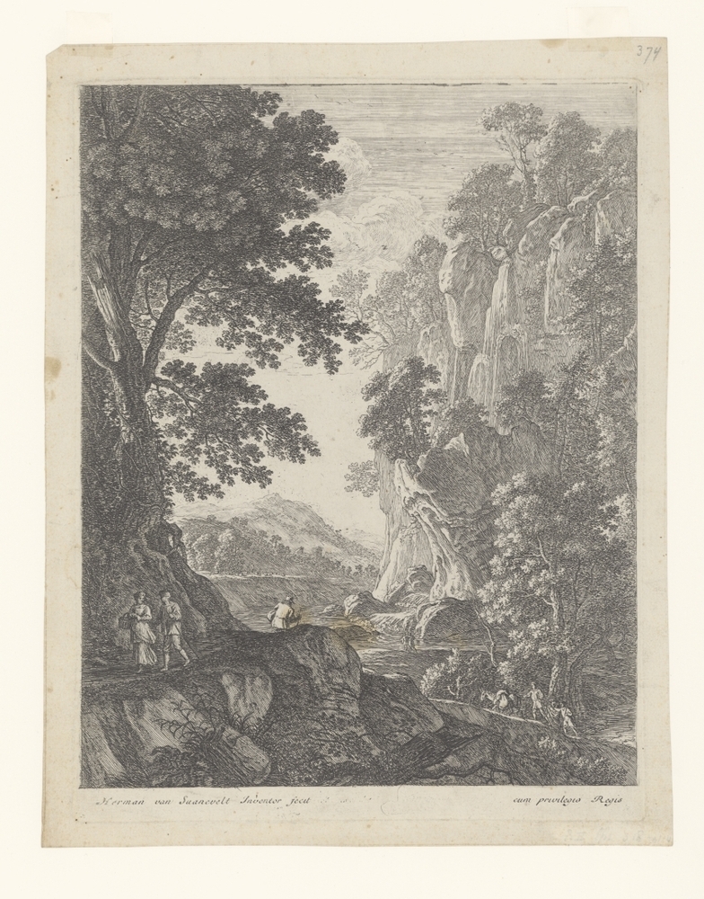 De grote waterval (serie: Landschappen)