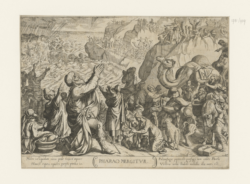 De Egyptenaren verdrinken in de Rode Zee (serie: Oudtestamentische strijdscènes)