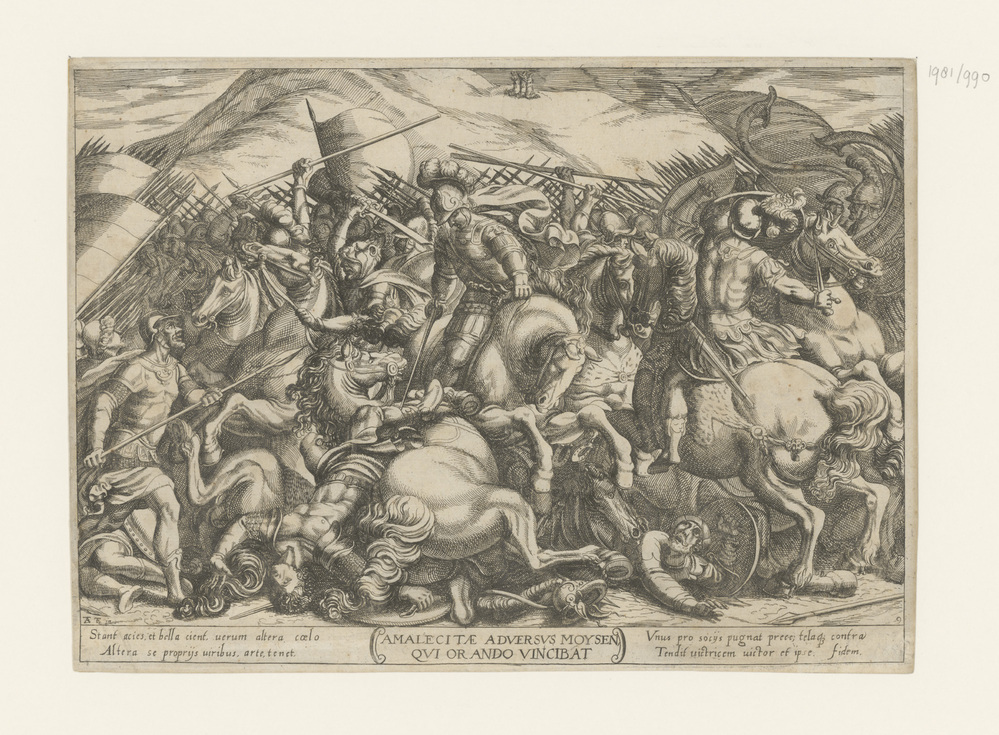 De Israëlieten verslaan de Amalekieten (serie: Oudtestamentische strijdscènes)