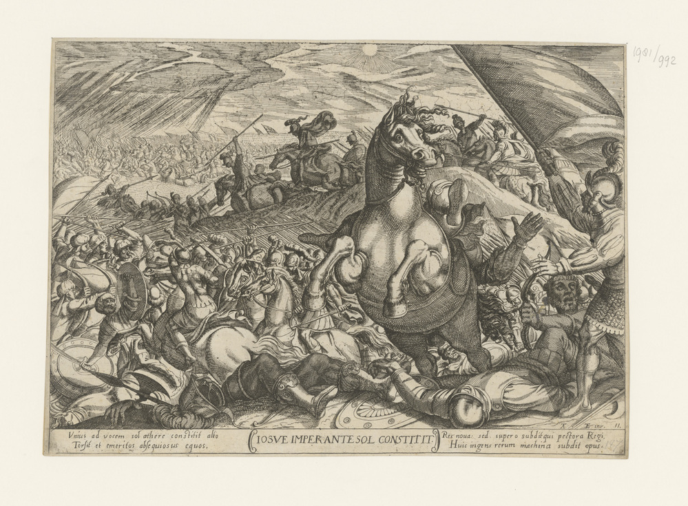 Jozua beveelt de zon stil te staan (serie: Oudtestamentische strijdscènes)