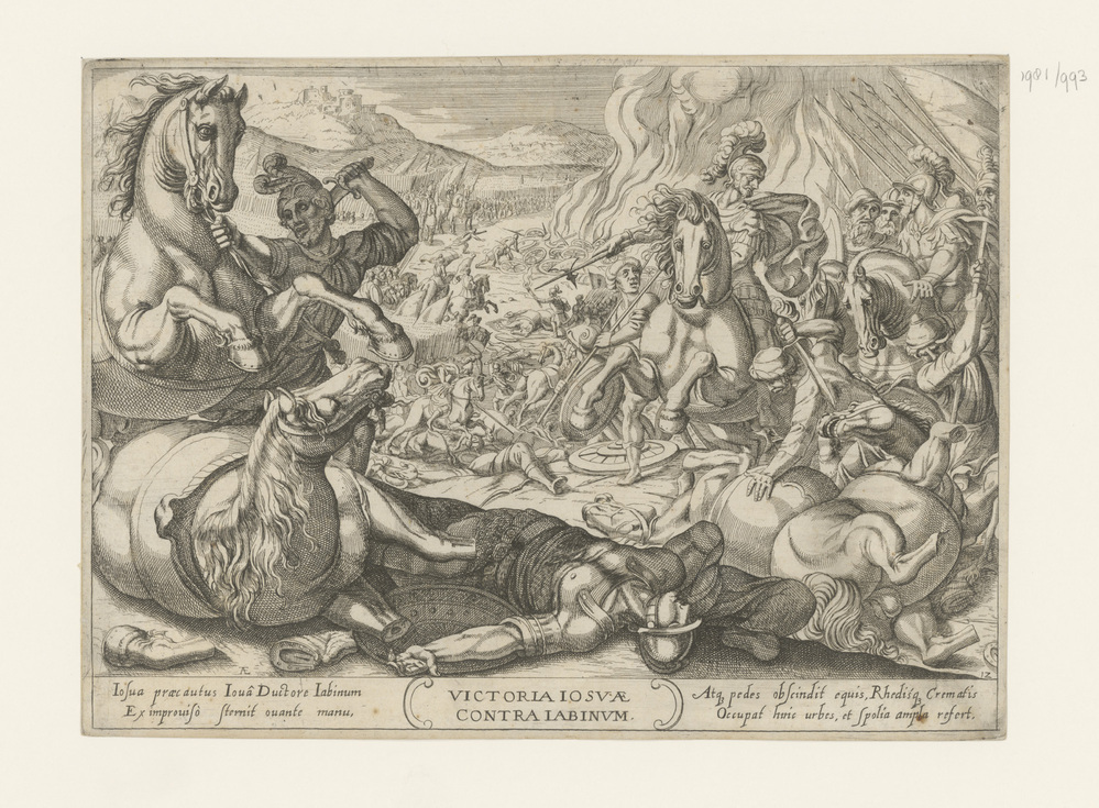 Jozua overwint zogenaamde vijanden (serie: Oudtestamentische strijdscènes)