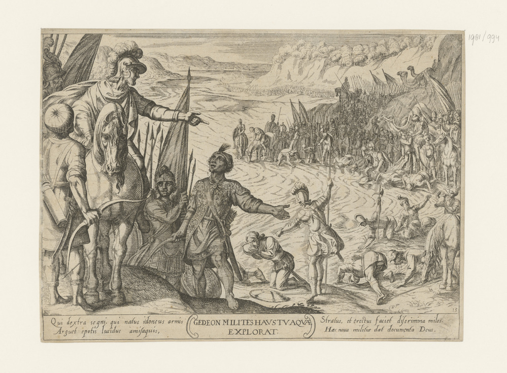 Gideon kiest zijn soldaten (serie: Oudtestamentische strijdscènes)