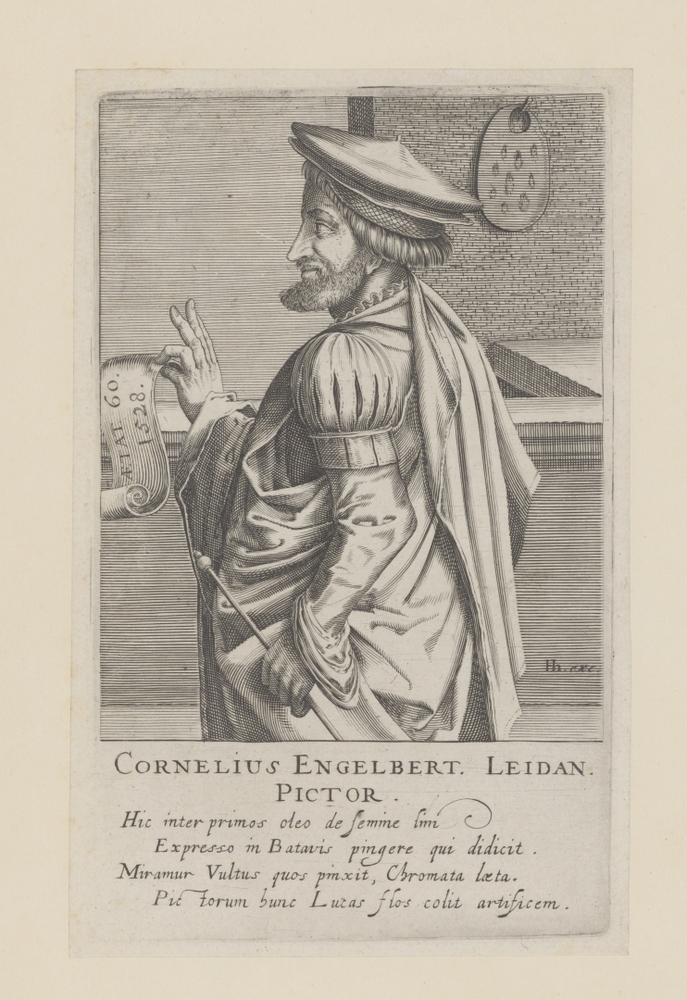 Cornelis Engebrechtsz. (serie: Portretten van beroemde schilders uit de Lage Landen)