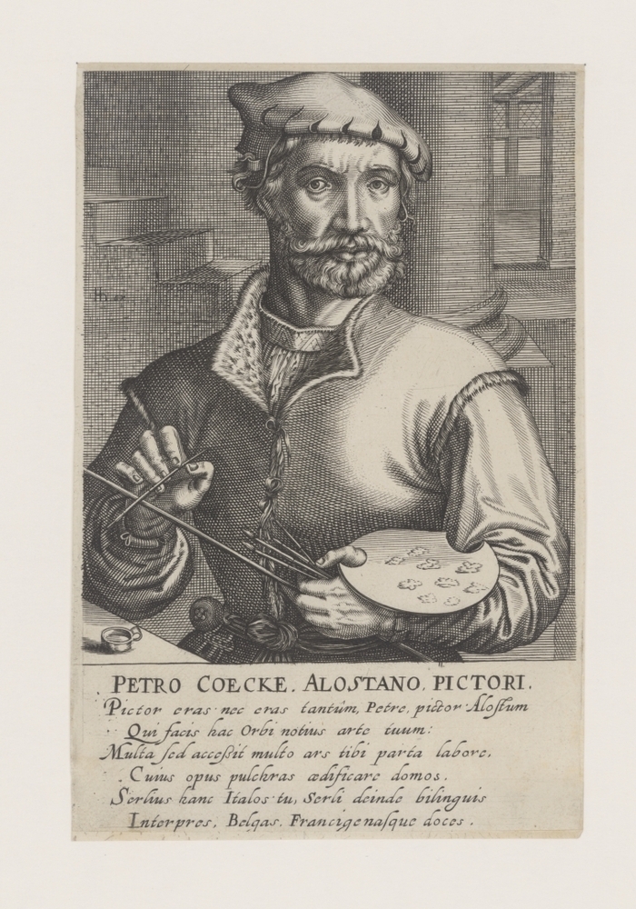 Pieter Coecke van Aelst (serie: Portretten van beroemde schilders uit de Lage Landen)