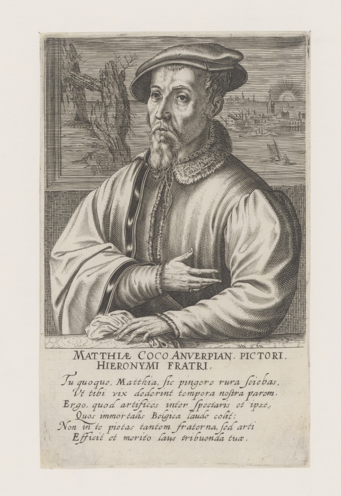 Matthijs Cock (serie: Portretten van beroemde schilders uit de Lage Landen)