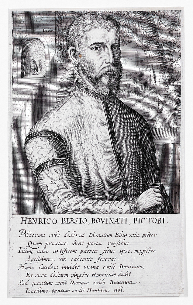 Henri met de Bles (serie: Portretten van beroemde schilders uit de Lage Landen)