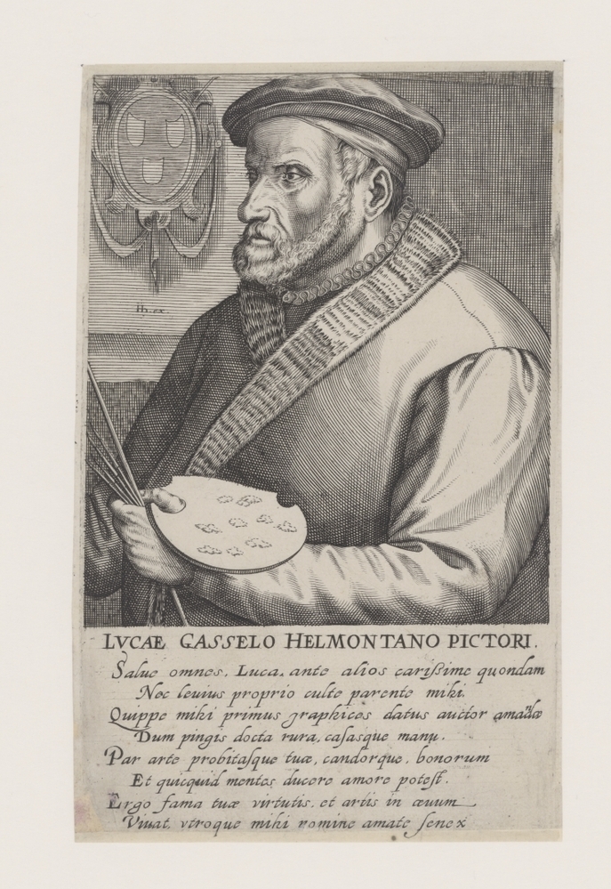 Lucas Gassel (serie: Portretten van beroemde schilders uit de Lage Landen)