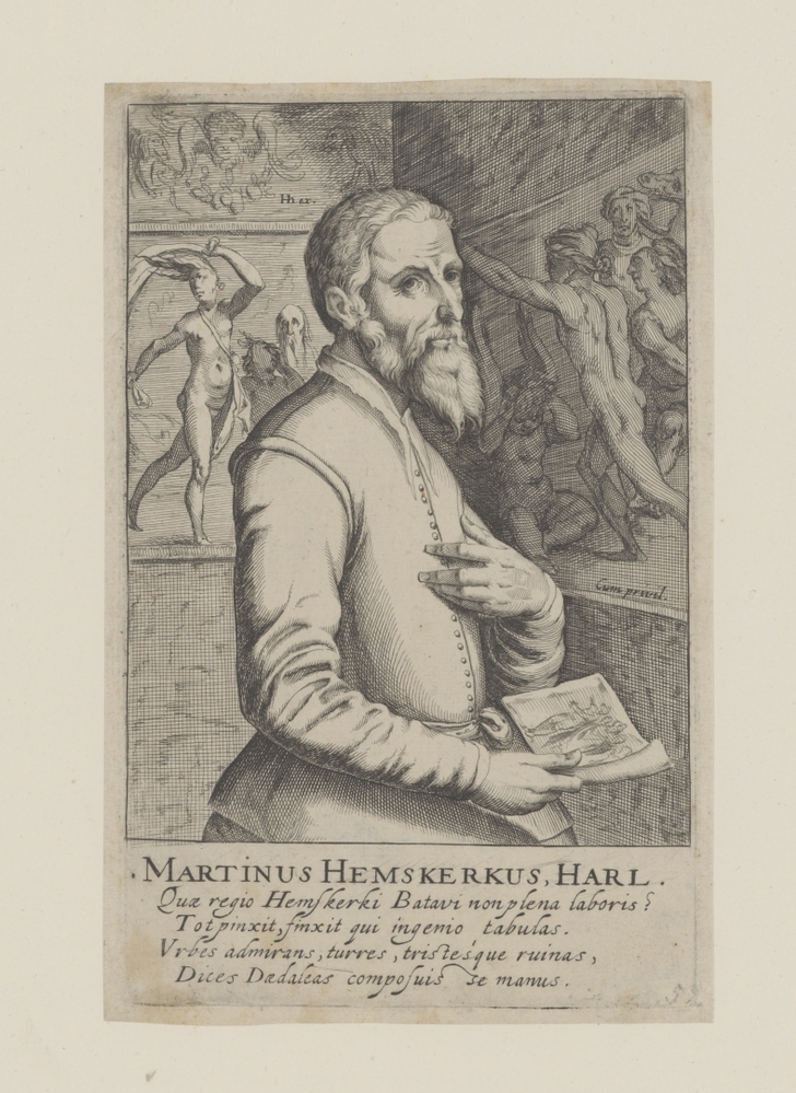Maarten van Heemskerck (serie: Portretten van beroemde schilders uit de Lage Landen)