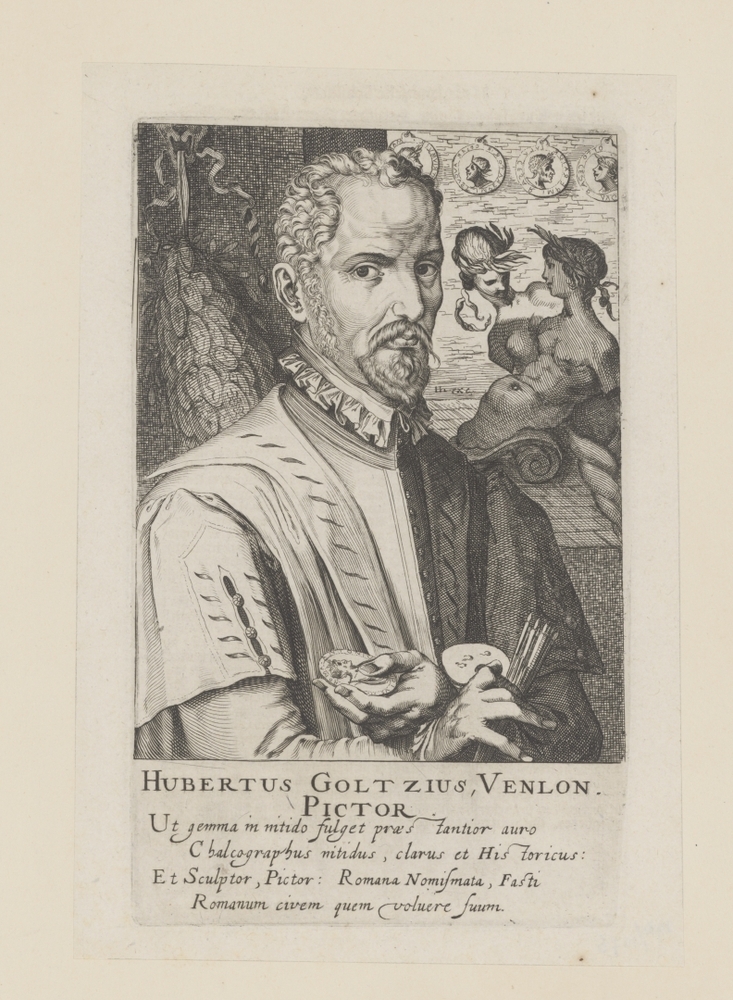 Hubert Goltzius (serie: Portretten van beroemde schilders uit de Lage Landen)