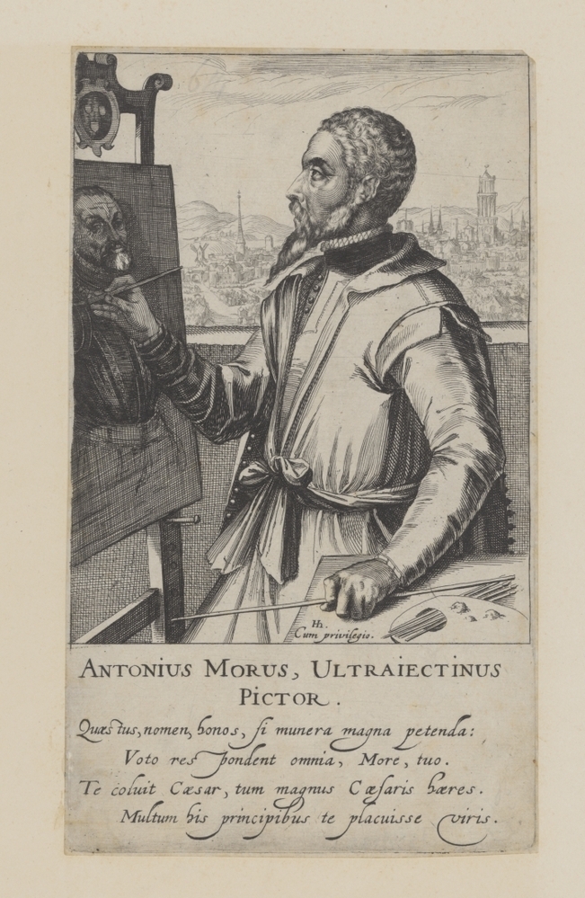 Antonio Moro (serie: Portretten van beroemde schilders uit de Lage Landen)