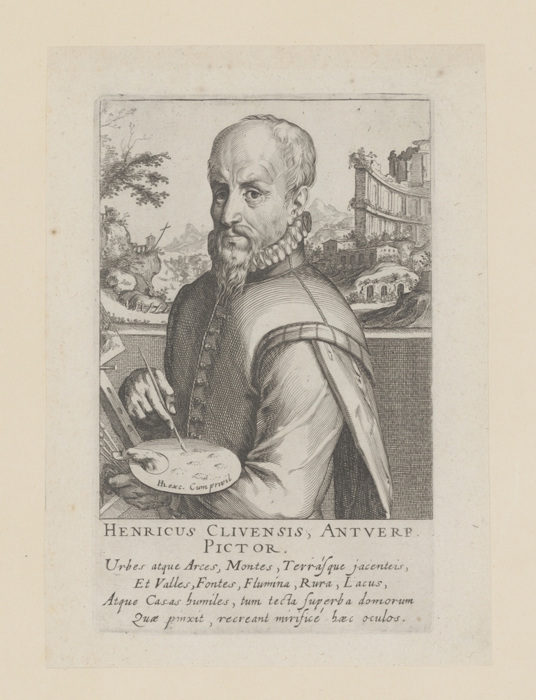 Hendrick van Cleve (III) (serie: Portretten van beroemde schilders uit de Lage Landen)