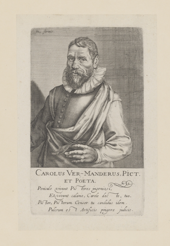 Karel van Mander (I) (serie: Portretten van beroemde schilders uit de Lage Landen)