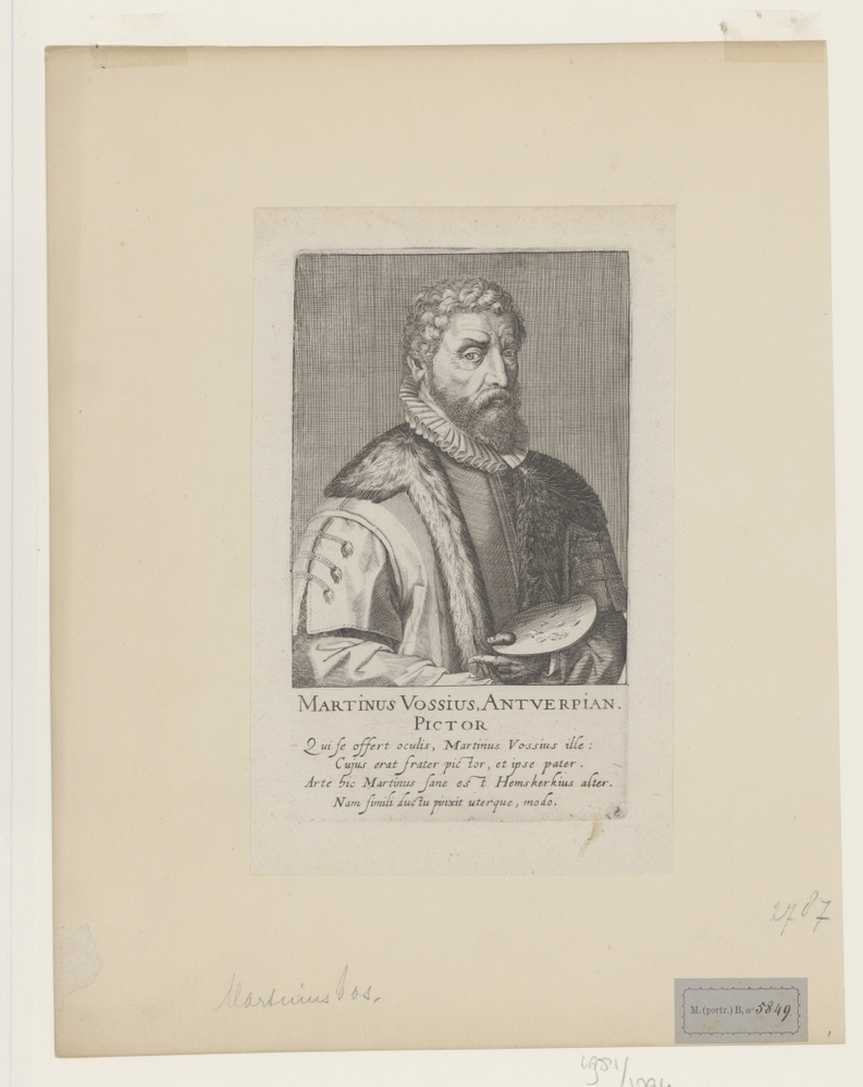 Maerten de Vos (serie: Portretten van beroemde schilders uit de Lage Landen)