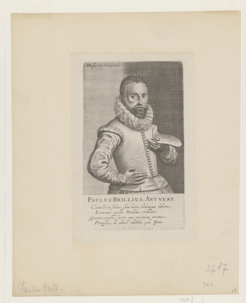 Paul Bril (serie: Portretten van beroemde schilders uit de Lage Landen)