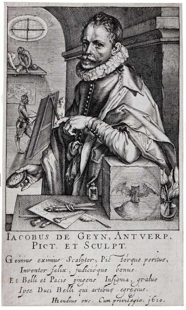 Jacques de Gheyn (II) (serie: Portretten van beroemde schilders uit de Lage Landen)