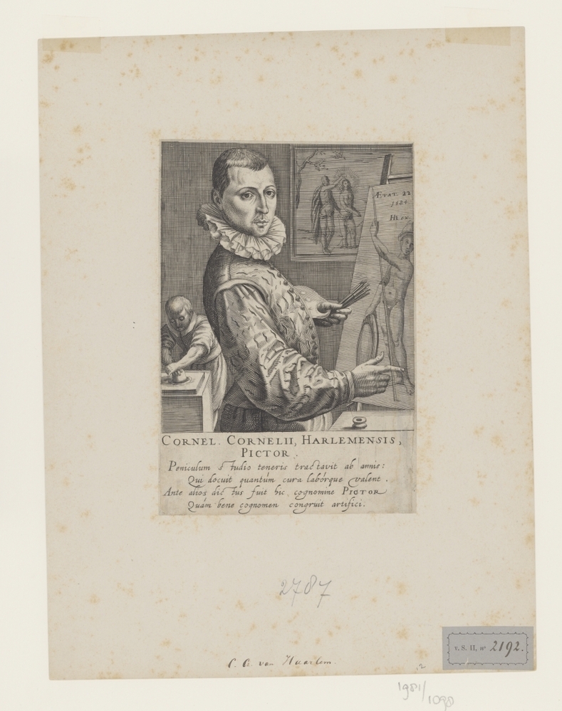 Cornelis Cornelisz. van Haarlem (serie: Portretten van beroemde schilders uit de Lage Landen)