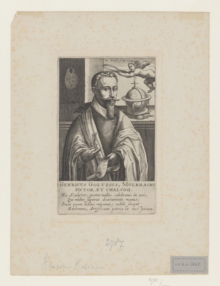 Hendrik Goltzius (serie: Portretten van beroemde schilders uit de Lage Landen)