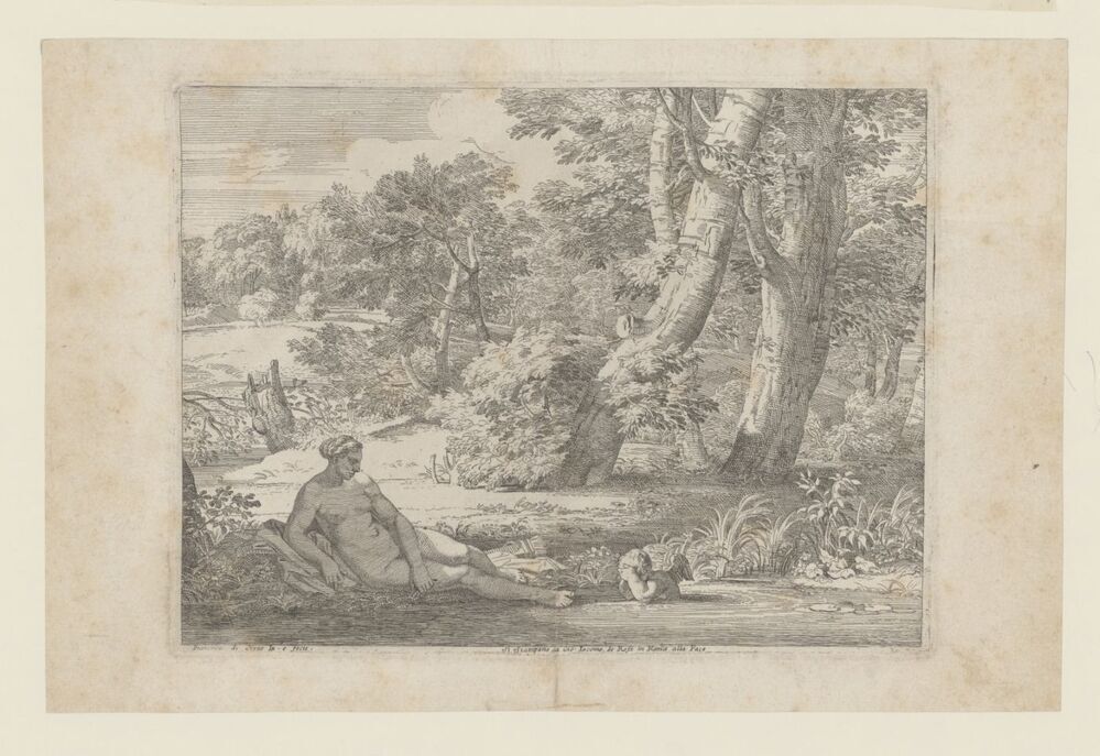 Landschap met Venus en Cupido