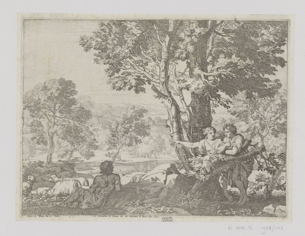 Landschap met herders