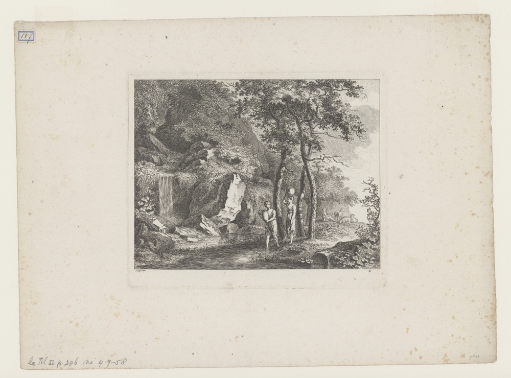 Landschap met waterdraagsters