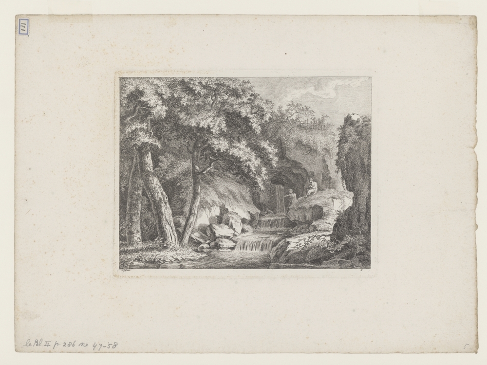 Landschap met waterval