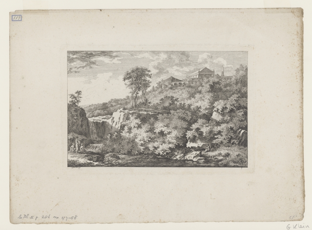 Landschap met tempelcomplex