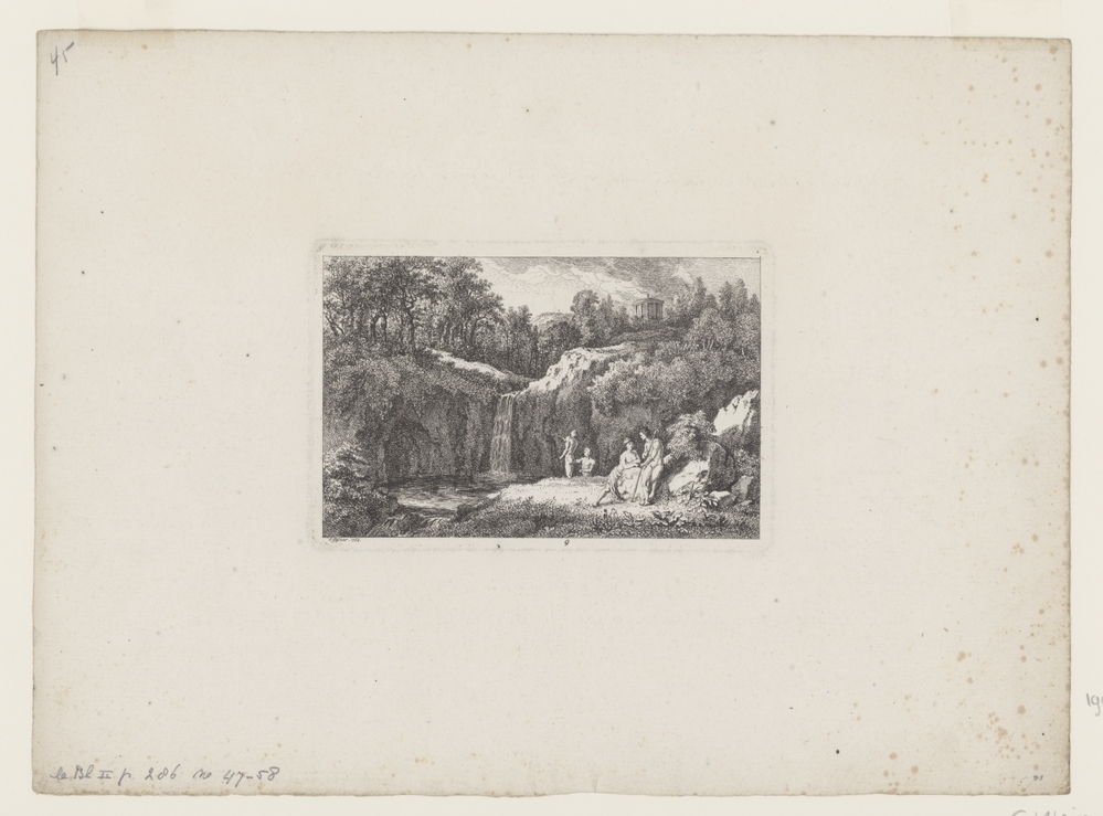 Landschap met waterval