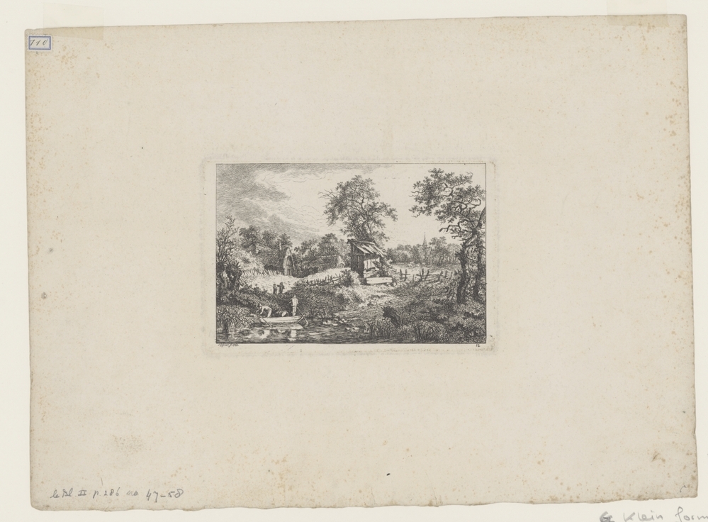 Landschap met bootje