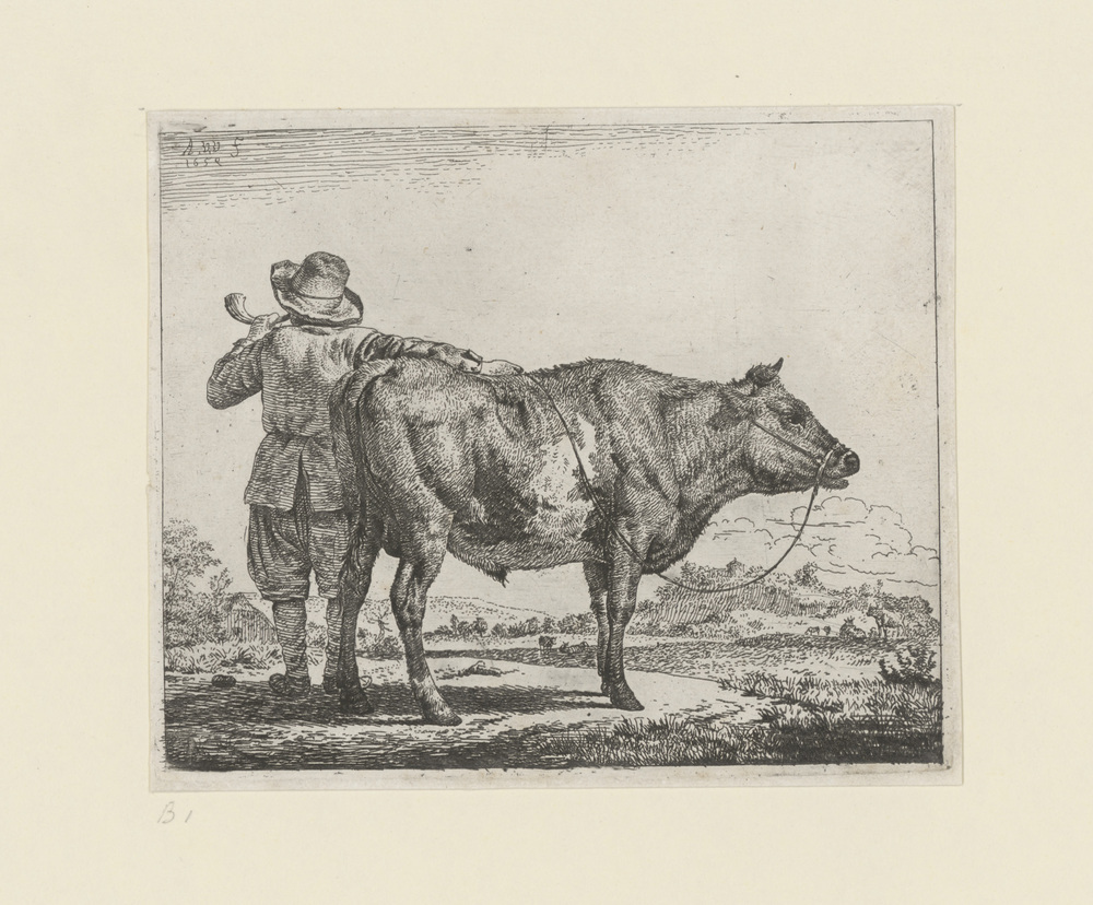 Man met stier (uit de serie Dieren)