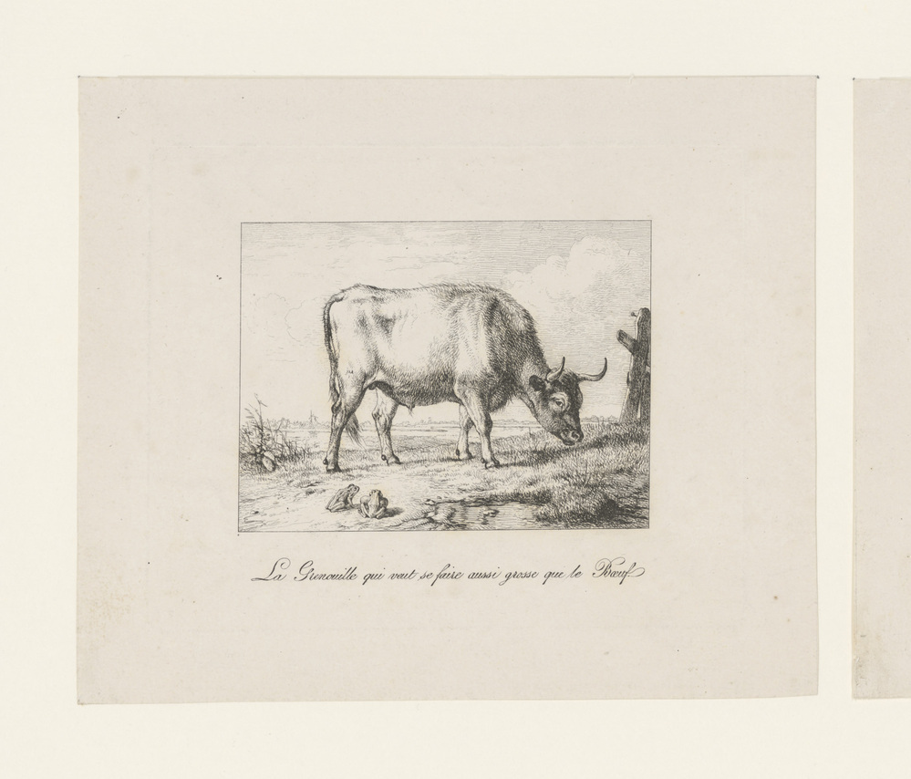 La Grenouille (uit de serie: Les fables de la Fontaine)