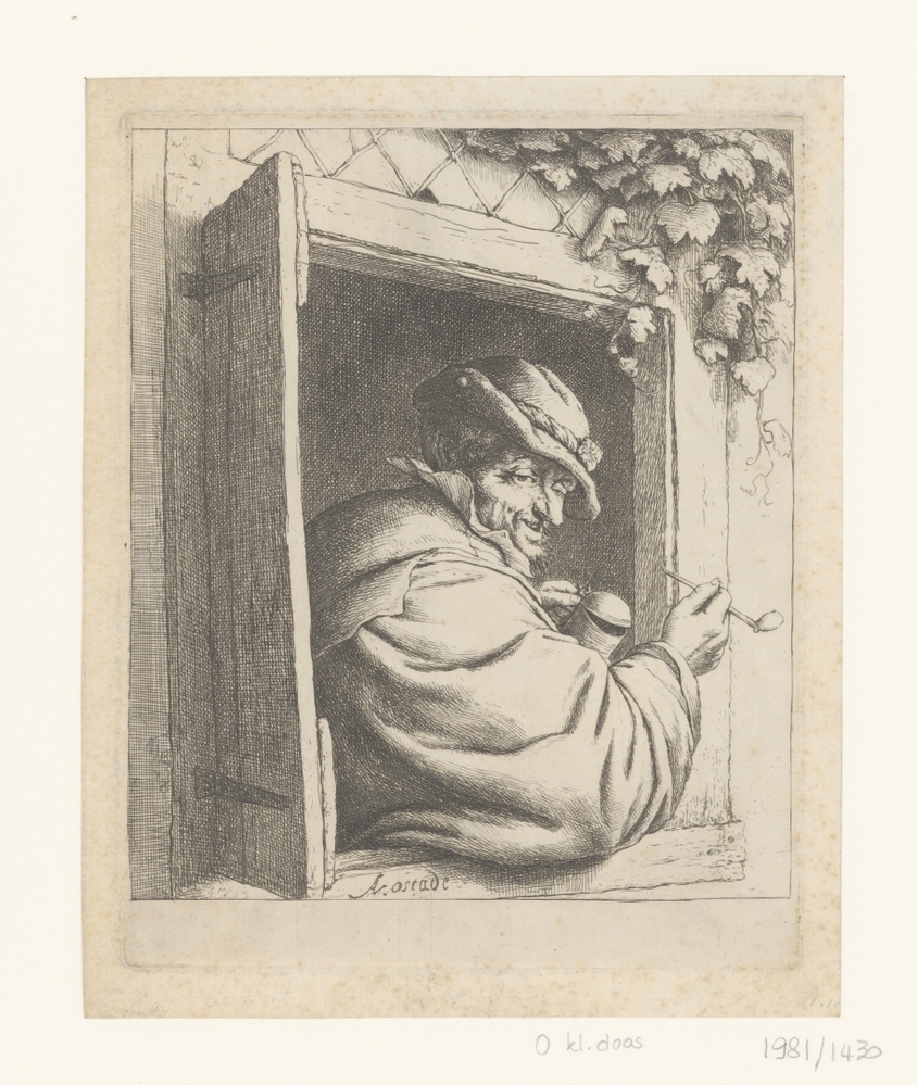 Roker in raamopening