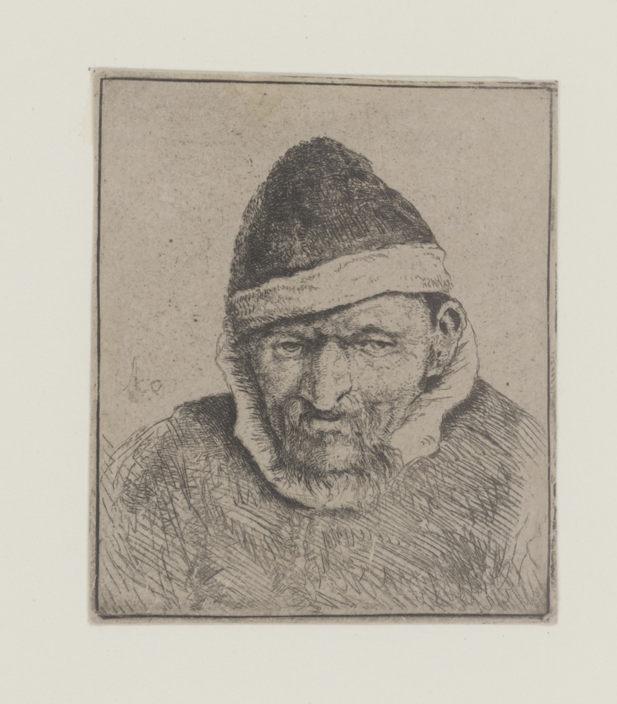 Man met puntige hoed